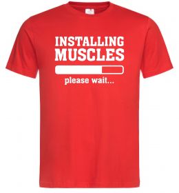 Чоловіча футболка installing muscles version 2