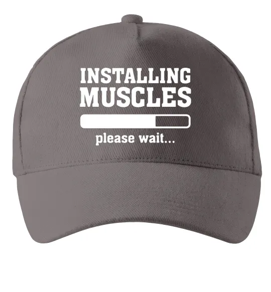 Кепка installing muscles version 2 Серый фото
