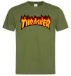 Мужская футболка Thrasher Оливковый Мужская футболка Thrasher Оливковый фото