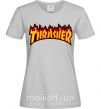 Жіноча футболка Thrasher Сірий фото