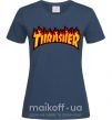 Женская футболка Thrasher Темно-синий фото