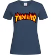 Жіноча футболка Thrasher Темно-синій Жіноча футболка Thrasher Темно-синій фото