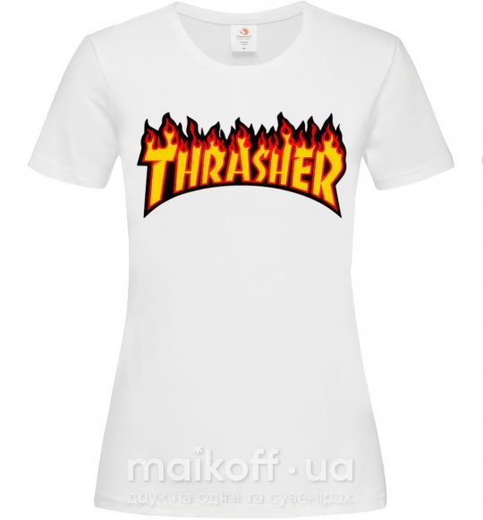 Жіноча футболка Thrasher Білий фото