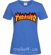 Жіноча футболка Thrasher Яскраво-синій фото