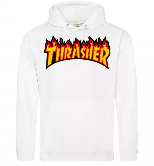 Чоловіча толстовка (худі) Thrasher Білий фото