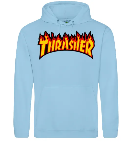 Чоловіча толстовка (худі) Thrasher Блакитний фото