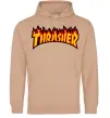 Жіноча толстовка (худі) Thrasher Пісочний Жіноча толстовка (худі) Thrasher Пісочний фото