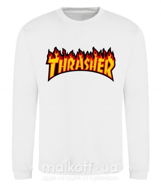 Світшот Thrasher Білий фото