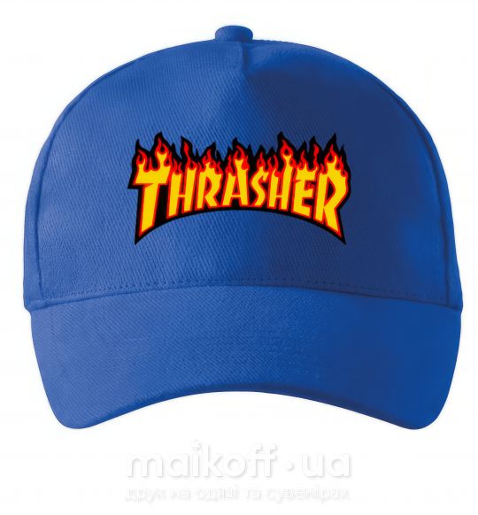 Кепка Thrasher Яскраво-синій фото