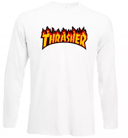 Лонгслів Thrasher Білий фото