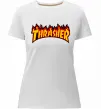 Женская премиум футболка Thrasher Белый фото