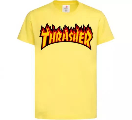 Детская футболка Thrasher Лимонный фото