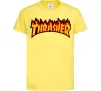 Детская футболка Thrasher Лимонный Детская футболка Thrasher Лимонный фото
