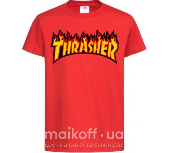 Детская футболка Thrasher Красный фото
