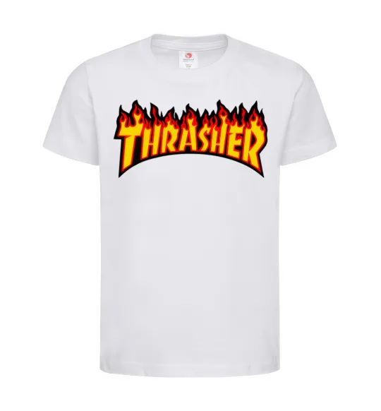 Детская футболка Thrasher Белый фото