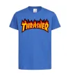 Детская футболка Thrasher Ярко-синий фото