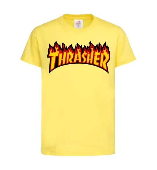 Детская футболка Thrasher Лимонный фото