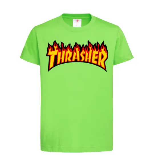 Детская футболка Thrasher Лаймовый фото