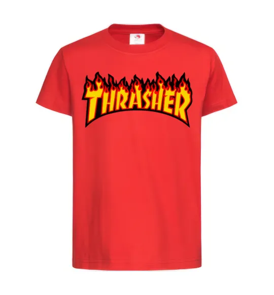 Детская футболка Thrasher Красный фото