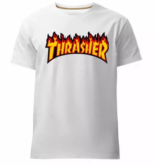 Чоловіча преміум футболка Thrasher Білий фото