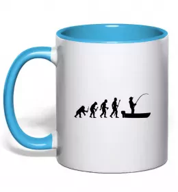 Чашка з кольоровою ручкою