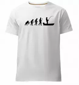 Чоловіча преміум футболка Енциклопедія рибалки Білий фото Чоловіча преміум футболка Енциклопедія рибалки Білий фото