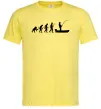 Мужская футболка Еволюція рибака Лимонный Мужская футболка Еволюція рибака Лимонный фото