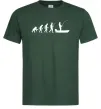 Мужская футболка Еволюція рибака Темно-зеленый Мужская футболка Еволюція рибака Темно-зеленый фото