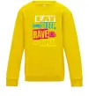 Детский Свитшот eat sleap rave repeat Солнечно желтый фото