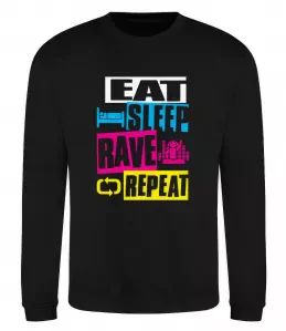 Свитшот Relax the DJ is here Белый фото