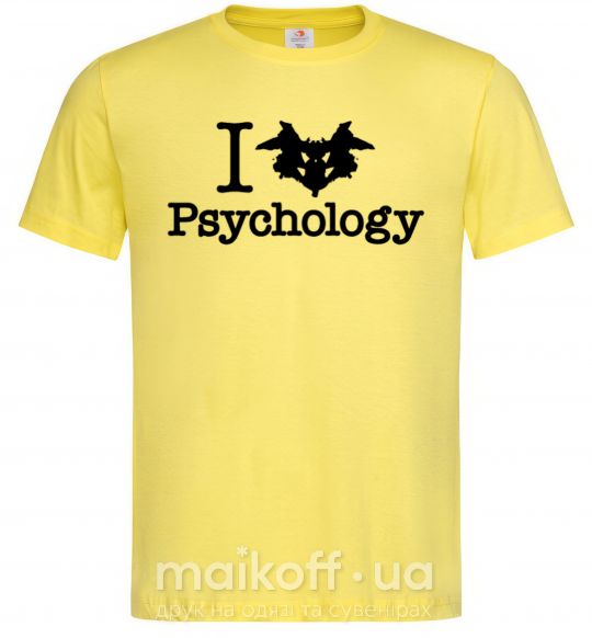 Чоловіча футболка Рsychology Лимонний фото