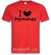 Чоловіча футболка Рsychology Червоний фото