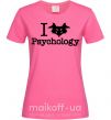 Женская футболка Рsychology Ярко-розовый фото