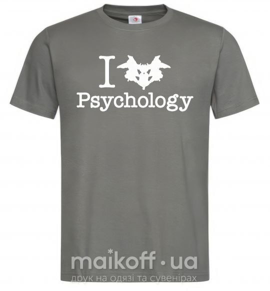 Чоловіча футболка Рsychology Графіт фото