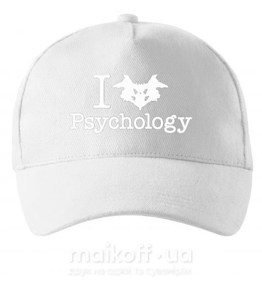 Кепка Рsychology Білий фото