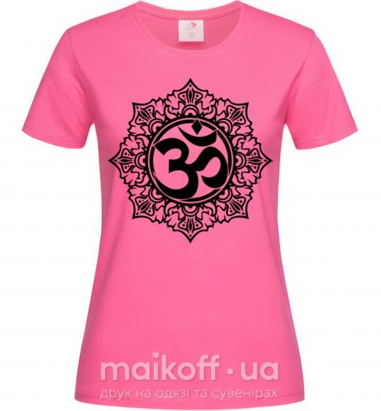 Женская футболка zen-uzor Ярко-розовый фото