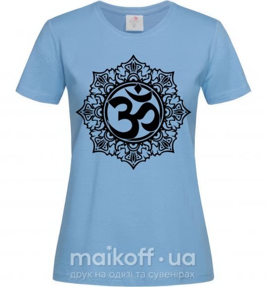 Жіноча футболка zen-uzor Блакитний фото