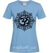 Женская футболка zen-uzor Голубой фото