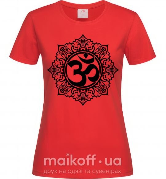 Женская футболка zen-uzor Красный фото
