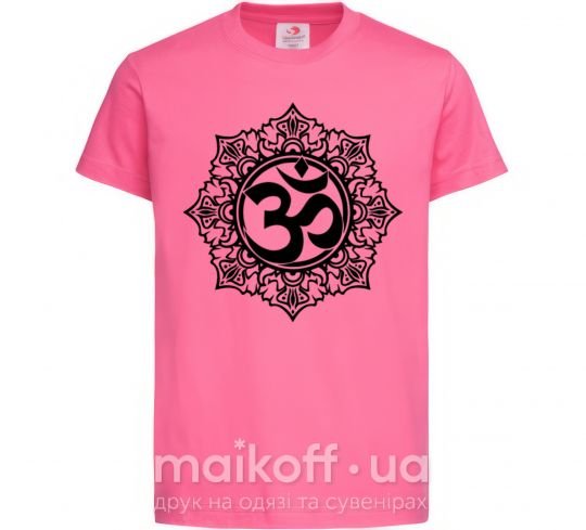Детская футболка zen-uzor Ярко-розовый фото