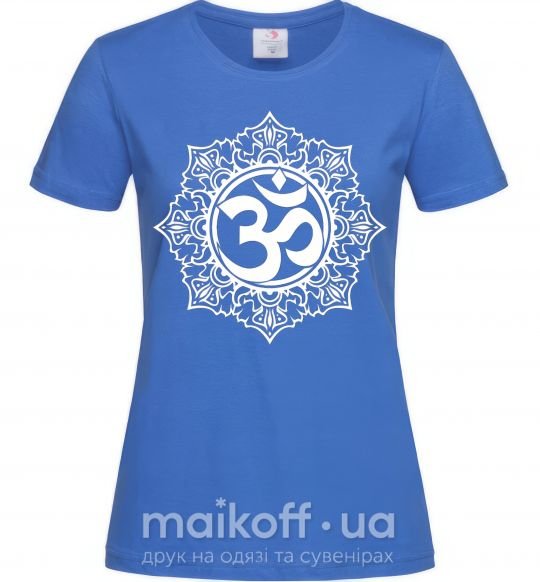 Женская футболка zen-uzor Ярко-синий фото