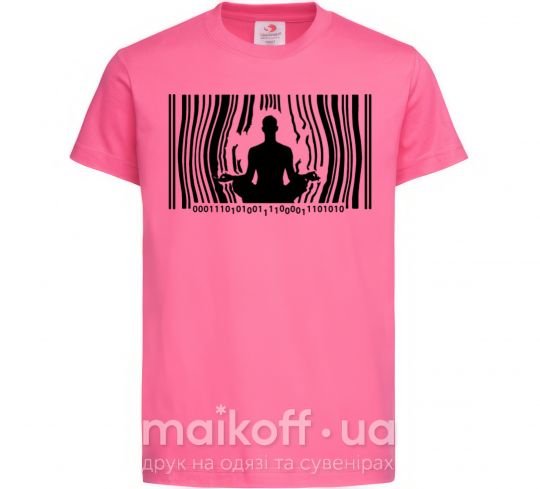 Детская футболка om Ярко-розовый фото