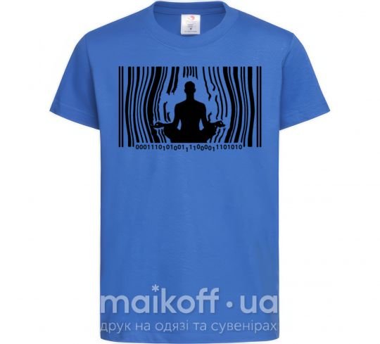 Детская футболка om Ярко-синий фото