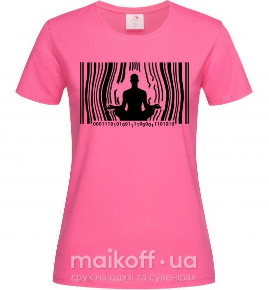 Женская футболка om Ярко-розовый фото