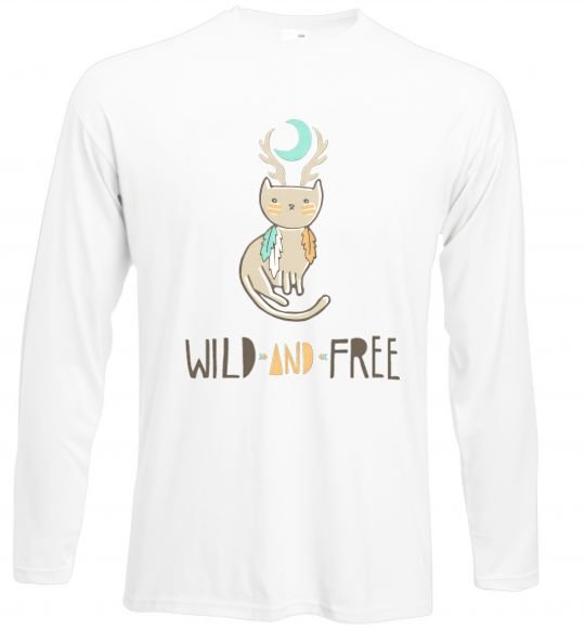 Реглан wild and free Білий фото