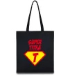 Эко-сумка Super Тітка Черный фото