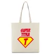 Эко-сумка Super Тітка Бежевый фото