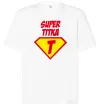Футболка Оверсайз Super Тітка Білий фото