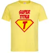 Мужская футболка Super Тітка Лимонный фото