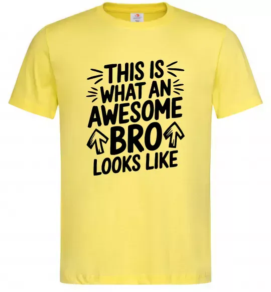 Чоловіча футболка Ось так виглядає найкращий у світі брат Лимонний фото